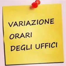 varizioni orari uffici