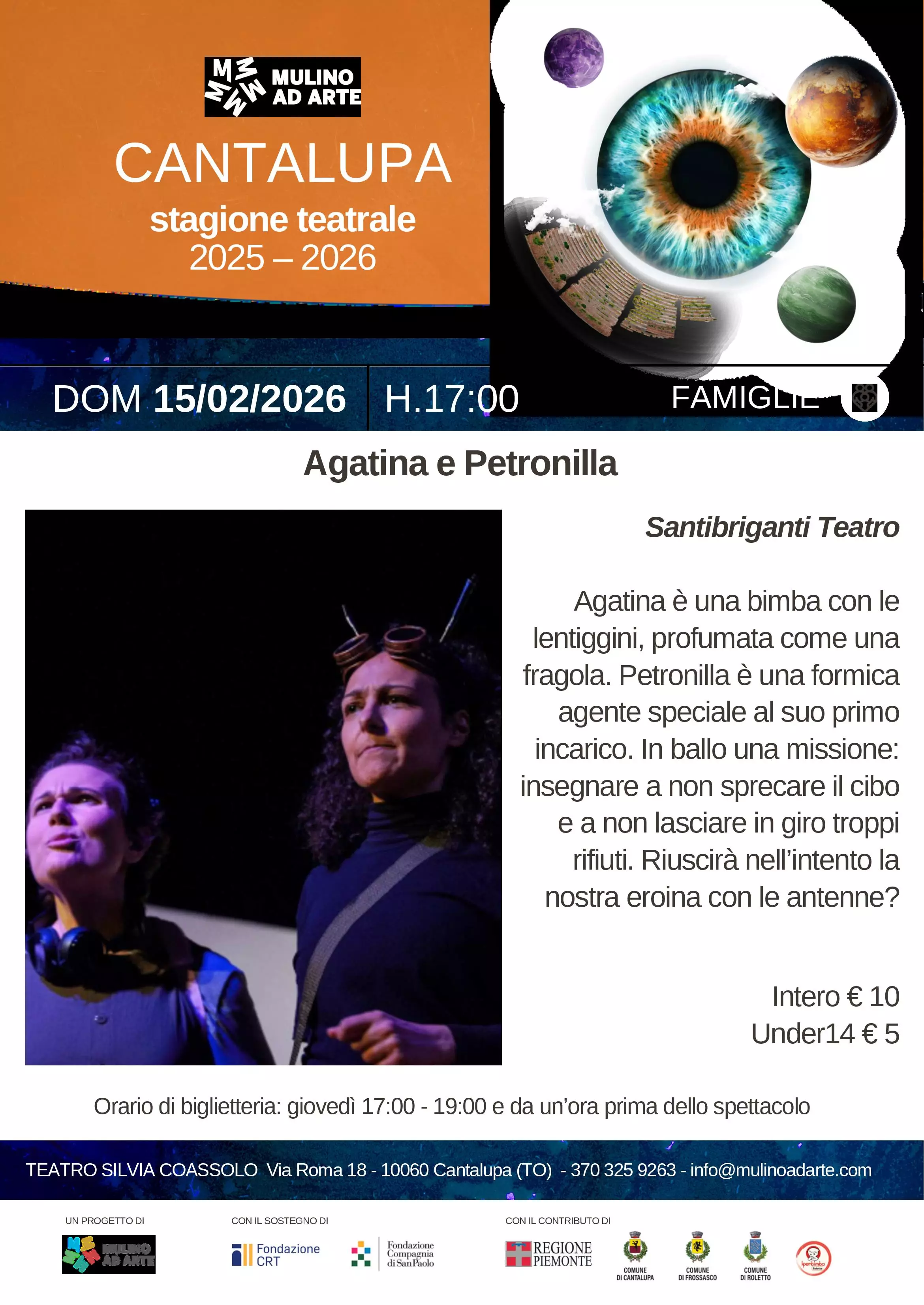 Spettacolo 15 febbraio 2026